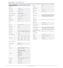 Dahua 4MP HDCVI Turret 30fps@4MP 2.7-12mm Smart IR 40m IP67 HAC-T3A41-VF