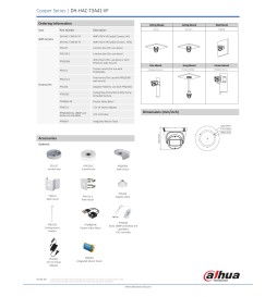 Dahua 4MP HDCVI Turret 30fps@4MP 2.7-12mm Smart IR 40m IP67 HAC-T3A41-VF