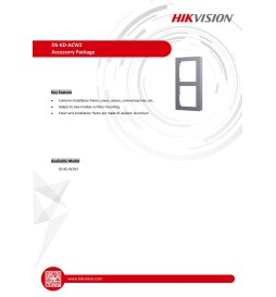 Hikvision 2nd Video Intercom Brackets 2 module accessories , used for Surface mounting