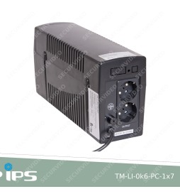 UPS Gruppo di continuità 600 VA / 360W 2× Schuko TM-LI-0k6-PC-1x7