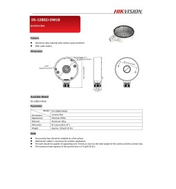 Hikvision Deep base, Junction box