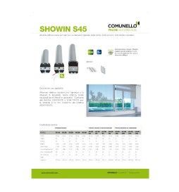 Comunello S45 40N / NERO ATTUATORE TUBOLARE Ø45 40NM 230V