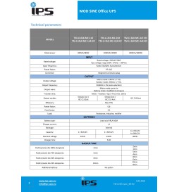 IPS Ups 800 VA / 480 W, 1 × 12 V / 8 Ah