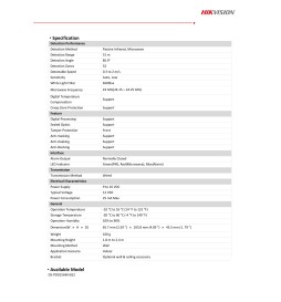 Hikvision Wired Dual-Tech AM Detector