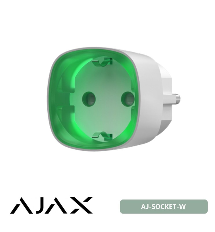 AJAX Presa wifi intelligente con monitoraggio del consumo energetico