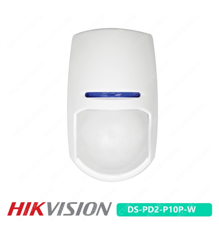 Hikvision Rilevatore Wireless da Interno PIR 10m Pet immune 433Mhz DS-PD2-P10P-W