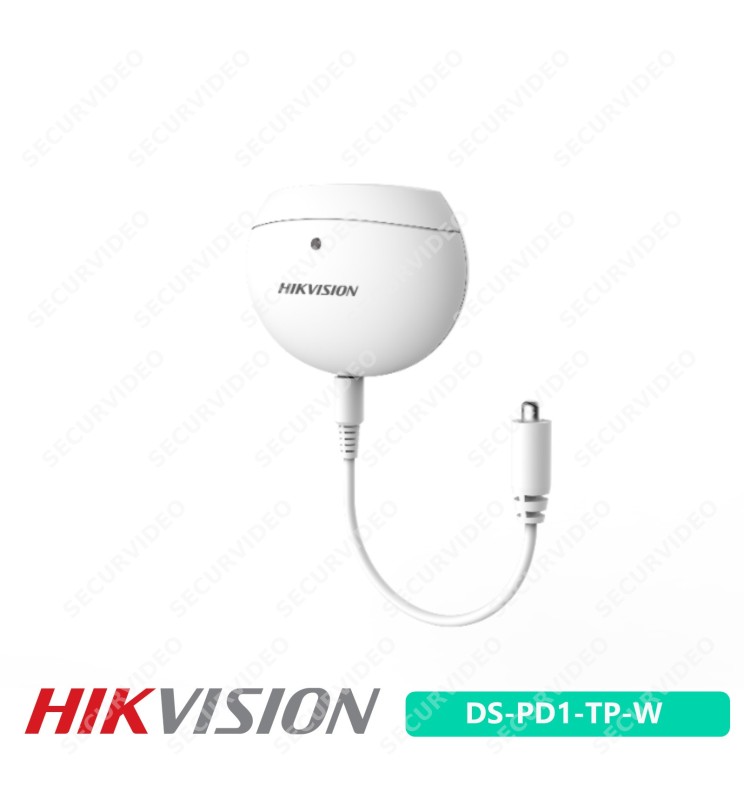 Hikvision Rilevatore Temperatura Alarm 433Mhz DS-PD1-TP-W