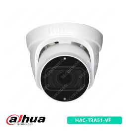 Dahua 5MP HDCVI Turret 20fps@5MP 2.7-12mm Smart IR 40m IP67 HAC-T3A51-VF