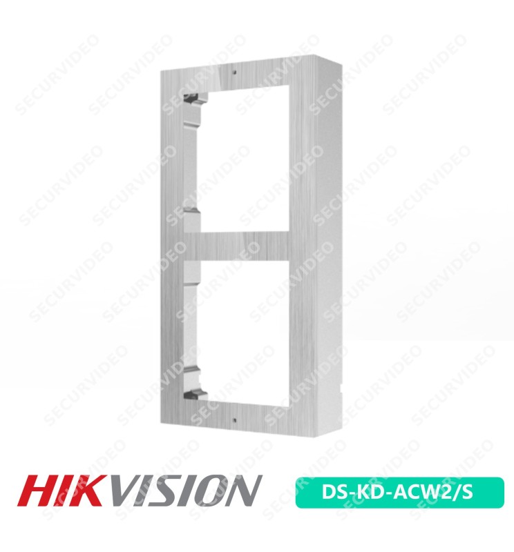 Hikvision Telaio Surface Postazione Modulare Intercom Acciaio Inox DS-KD-ACW2/S