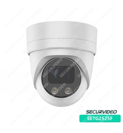 Securvideo Telecamera Turret 2Mp/5Mp Ahd 3.6mm Ibrida 4in1 Osd/Utc Ir 25m IP67