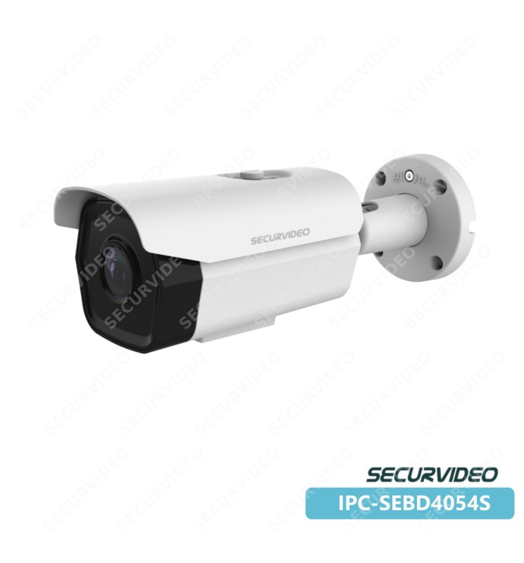 Telecamera Bullet 4Mp Ip Poe Onvif 3.6mm Sd Card slot Ir 40m IP67