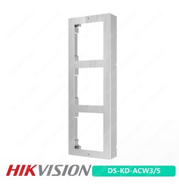 Hikvision Telaio Intercom Modulare 3 moduli Acciaio Steel accessories DS-KD-ACW3/S