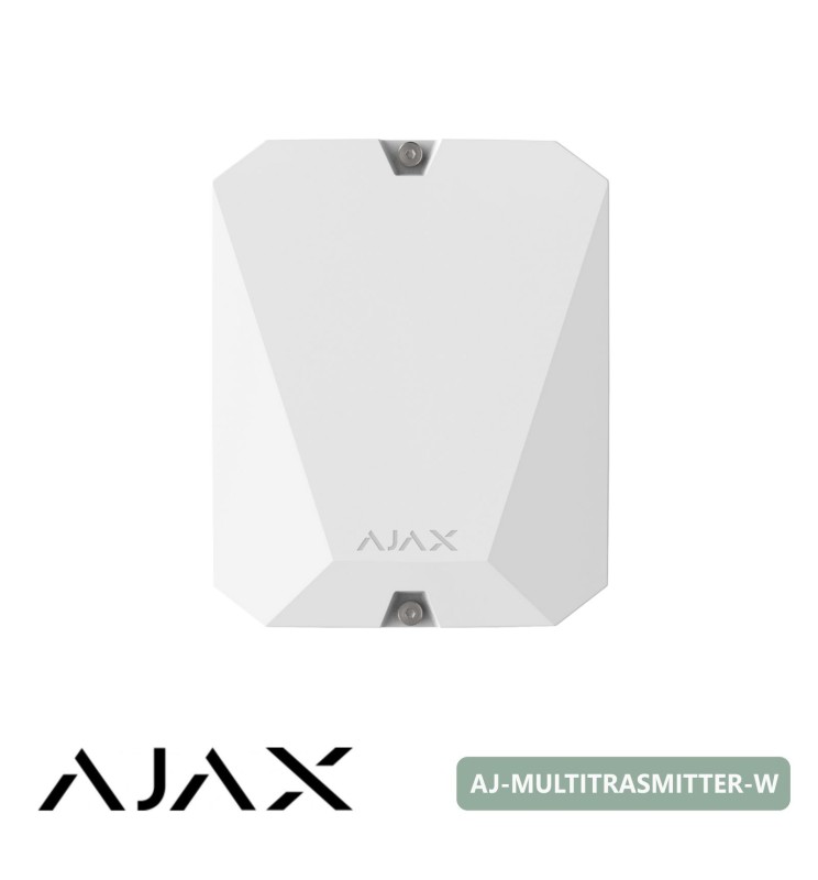 Ajax MultiTransmitter, modulo di integrazione dispositivi terze parti con centrali Ajax Bianco