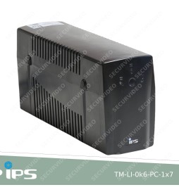 UPS Gruppo di continuità 600 VA / 360W 2× Schuko TM-LI-0k6-PC-1x7