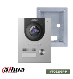 Dahua Videocitofono Villa Ip Poe + Supporto Incasso Flush VTO2202F-P VTM114