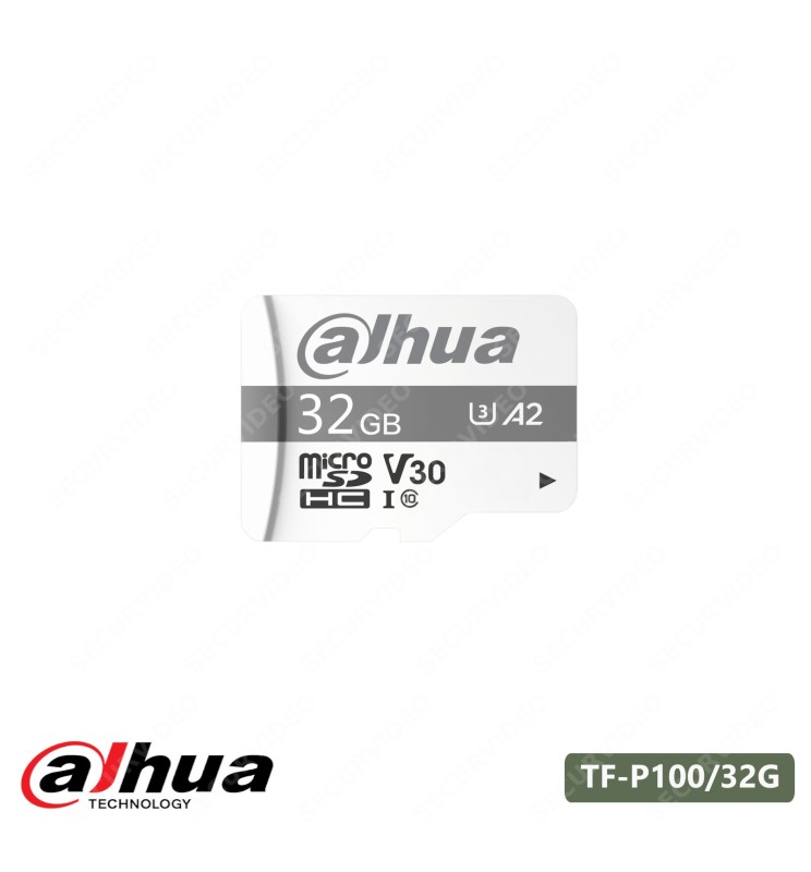 Dahua 32Gb P100 MicroSD Memory Card Videosorveglianza TF-P100/32G