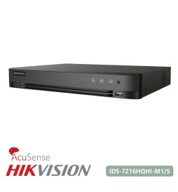 Hikvision Dvr 16Ch 4Mp 5in1 Turbo Tvi Acusense iDS-7216HQHI-M1/S