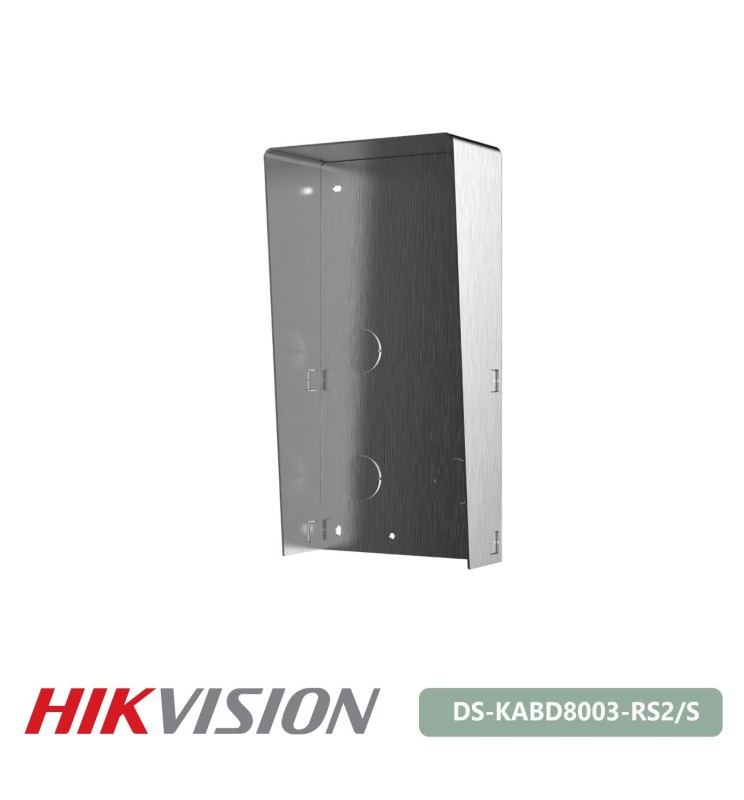 Hikvision Supporto Telaio Parasole 2 Moduli STEEL VERSION acciaio satinato