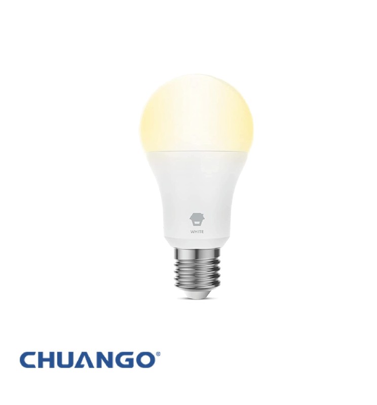 Chuango Lampadina bianca Smart Wifi per Risparmio Energetico CH-A609W