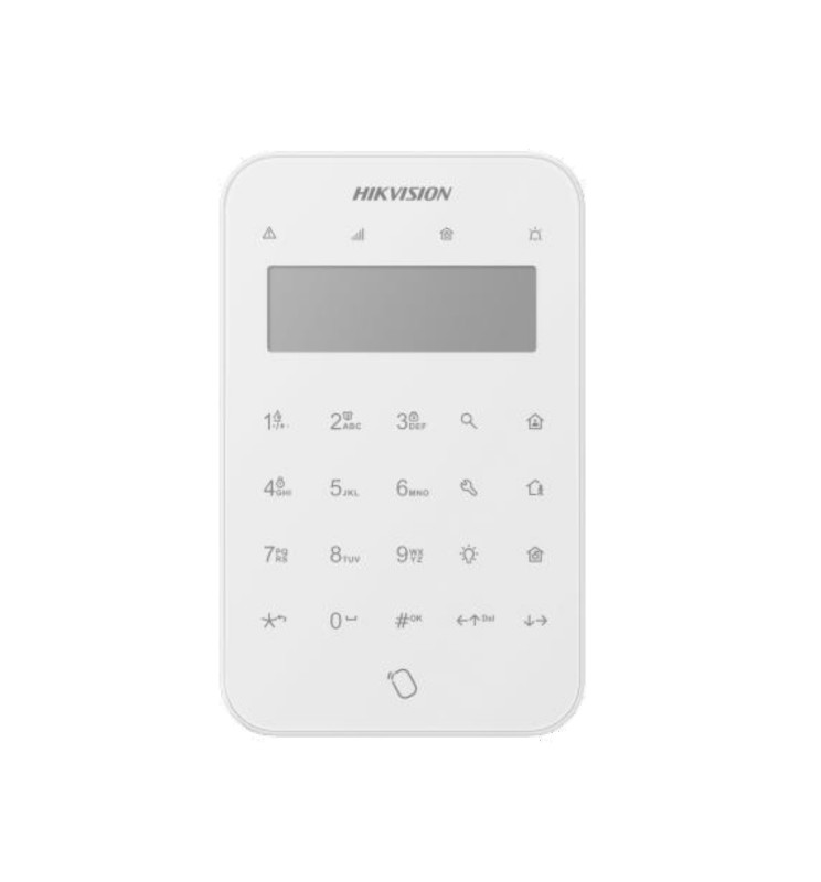 Hikvision Alarm Wireless LED Wireless LCD Keypad DS-PK1-E-WE