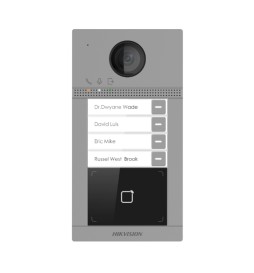 Hikvision Postazione Esterna Videocitofono 4 Pulsanti Flush