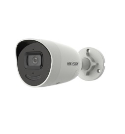 Hikvision 8Mp AcuSense Ip Poe Mini Bullet Luce Strobo Sirena DS-2CD2086G2-IU/SL