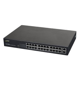 Pulsar 26 ports (24xPoE + 2xUPLINK); 100÷240VAC; 330 x 44 x 204