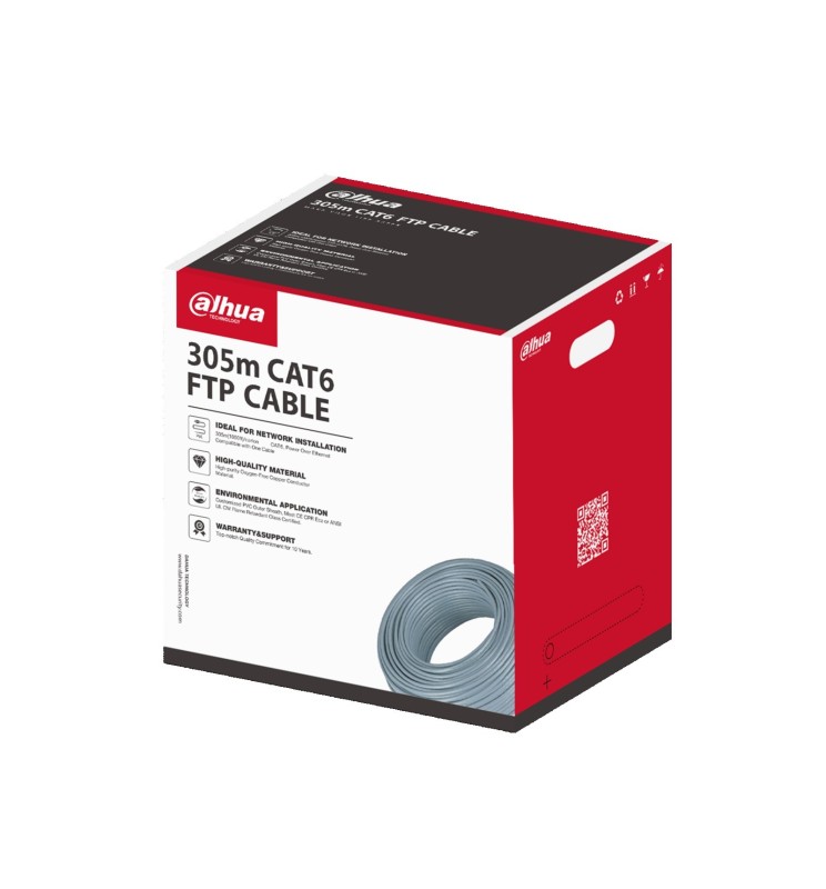 Dahua Cavo 305m FTP CAT6 Rame CPR Eca PFM920I-6F-C