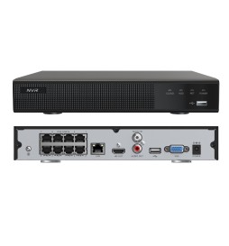 Securvideo 8ch 4K PoE, 16ch Nvr registratore