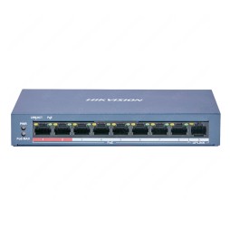 Hikvision 8 Porte Fast Ethernet Unmanaged POE Switch DS-3E0109P-E/M(B)