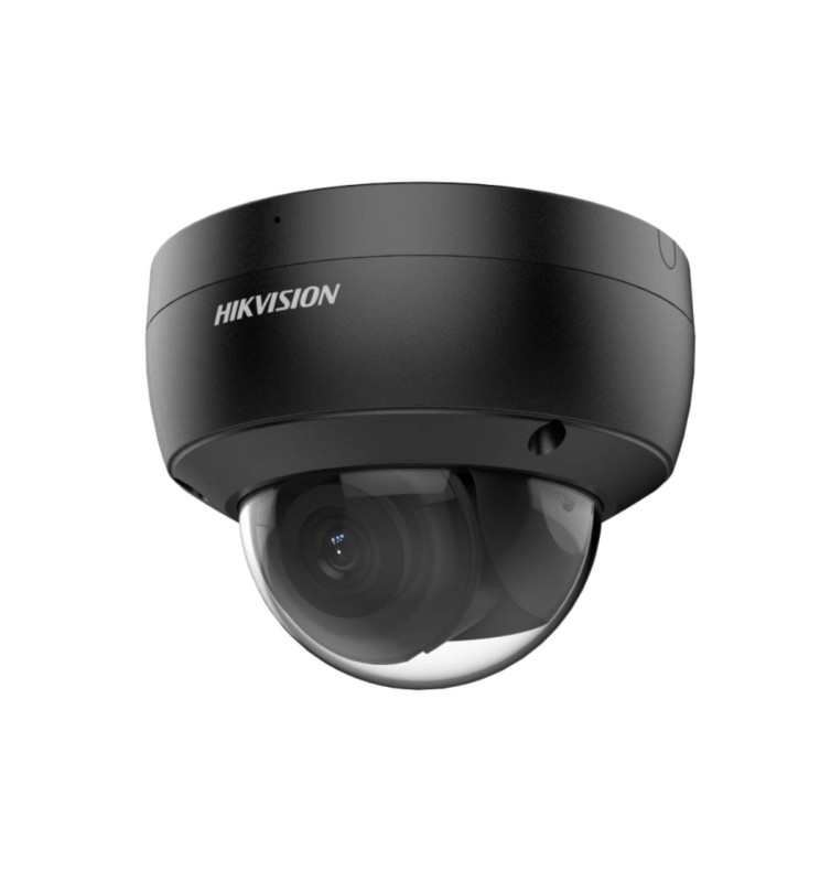 Hikvision 4Mp 2.8mm Telecamera AcuSense Fixed Dome Ip PoE Nero Black