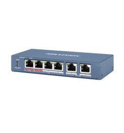 Hikvision Switch 4 Porte PoE Fast Ethernet Unmanaged DS-3E0106HP-E