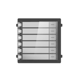 Hikvision Postazione esterna Intercom 6 pulsanti Acciaio Steel DS-KD-KK/S