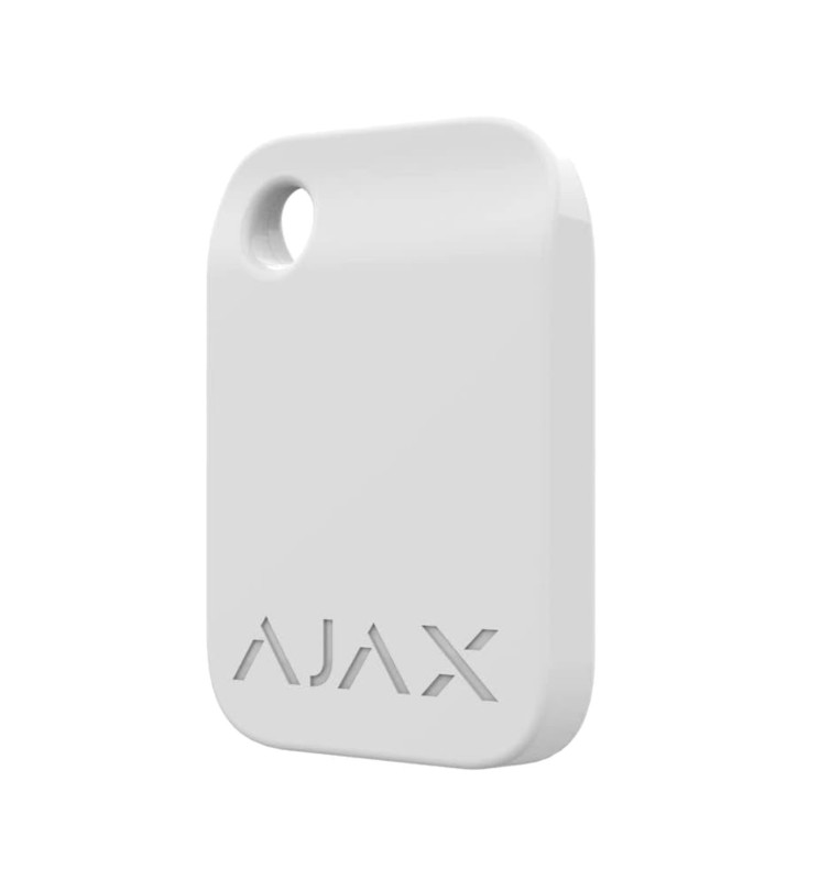 Ajax TAG RFID Portachiavi crittografato contactless per tastiera plus Bianco