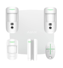 Ajax KIT Hub 2 Dual sim 4G Allarme Wireless GSM + Ethernet