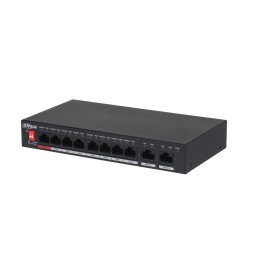 Dahua Switch Desktop 10 Porte con 8  PoE non gestito PFS3010-8ET-96-V2