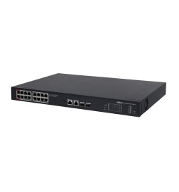 Dahua Switch unmanaged PoE 16 Porte Gigabit + 2 uplink + 2 SFP PFS3220-16GT-240