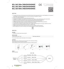 Motore Attuatore Tubolare Tapparelle Tende da sole 50N 45mm 230V