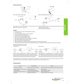 Motore Attuatore Tubolare Tapparelle Tende da sole 50N 45mm 230V