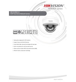 Hikvision Hiwatch 4 MP Dual Light MD 2.0 Fixed Dome Network Camera