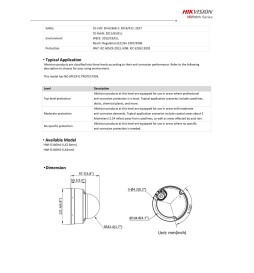 Hikvision Hiwatch 4Mp 2.8mm Dual Light MD 2.0 Dome Ip PoE HWI-D140HA-LU