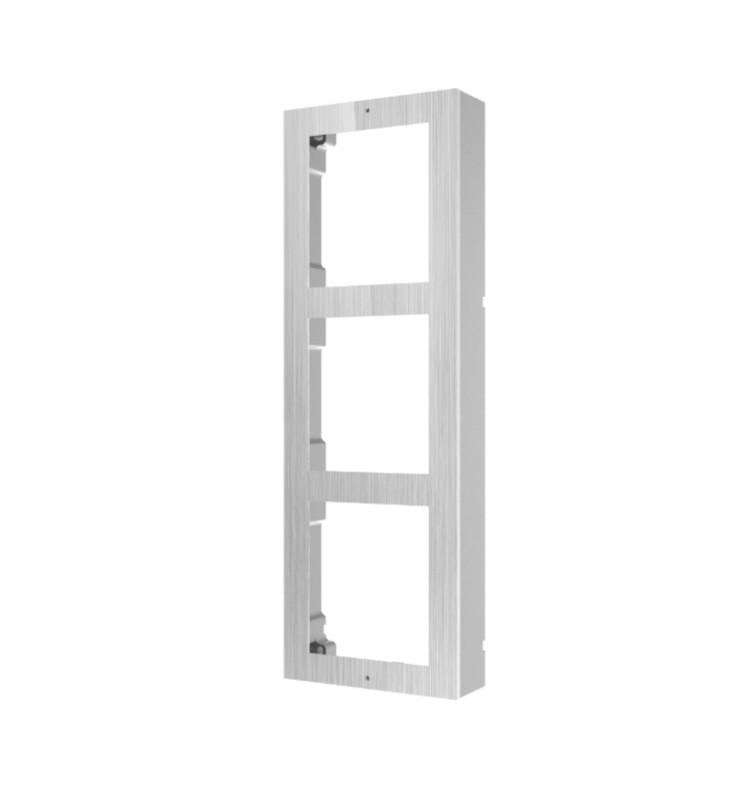 Hikvision Telaio Intercom Modulare 3 moduli Acciaio Steel DS-KD-ACW3/S